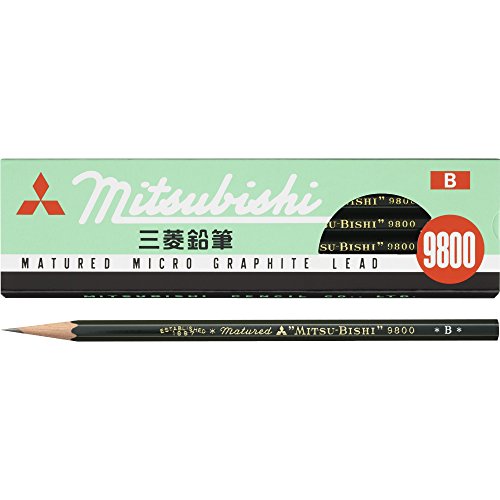 Mitsubishi Pencil pencil 9800 B K9800B dozen (12 pieces) by"Mitsubishi Pencil Co, Ltd." von Mitsubishi Pencil Co., Ltd.