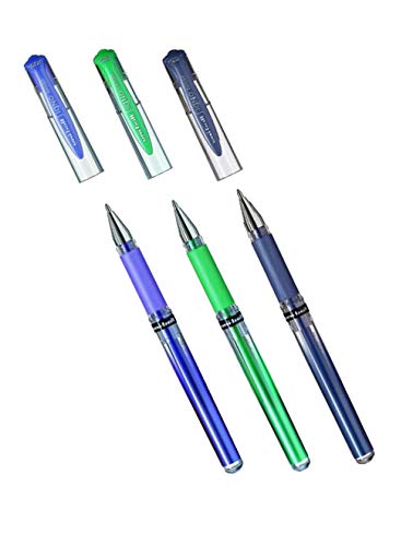 Pencil Gelroller Uni-Ball® SIGNO UM 153 (3 Stück / grün-violett-blau) von Mitsubishi Pencil