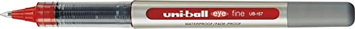 uni-ball 148121 - Tintenroller uni-ball Eye UB-157, fine, 0,4 mm, rot, 1 Stück von Mitsubishi Pencil