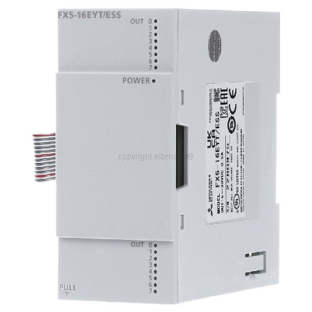 FX5-16EYT/ESS  - SPS FX5 I/O Erweiterung 16 Ausg. Transistor FX5-16EYT/ESS von Mitsubishi