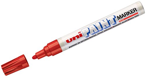 uni-ball 182026 - Lackmarker Uni Paint PX-20, Rundspitze, 2 - 3 mm, dick, rot, 1 Stück von Mitsubishi