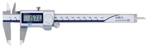 Digital ABS Messschieber CoolantProof IP67, 0-150 mm, Tiefenmessstange von Mitutoyo