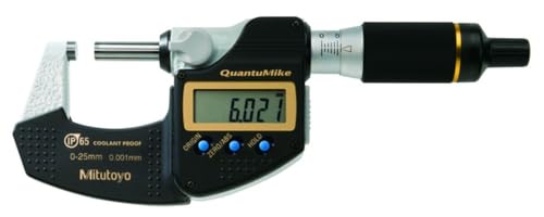 Digitale Bügelmessschraube QuantuMike IP65, 0-25mm von Mitutoyo