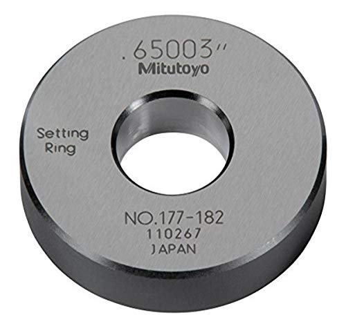 Mitutoyo 177-182 Einstellring aus Stahl, 0.65 Zoll ID von Mitutoyo