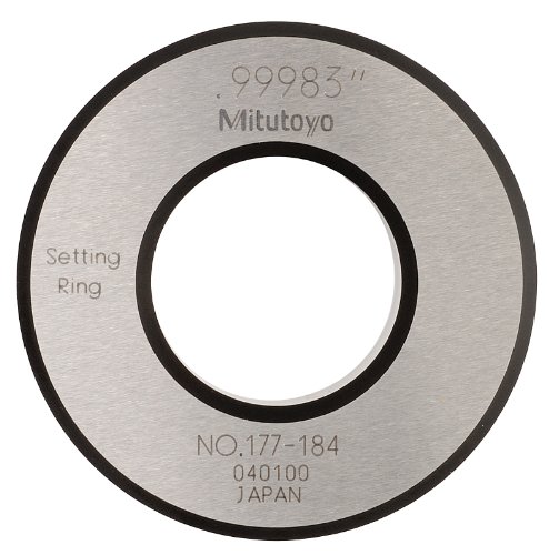 Mitutoyo 177-184 Einstellring aus Stahl, 1 Zoll ID von Mitutoyo