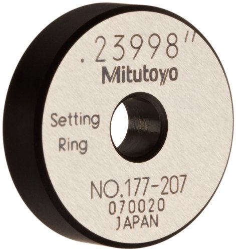 Mitutoyo 177-207 Einstellring aus Stahl, 0.24 Zoll ID von Mitutoyo