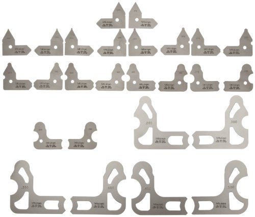 Mitutoyo 186-906, Radius-Messgerät-Set, 26 Blätter, 010 bis 0,500, 5 Radien pro Blatt Mitutoyo Mitutoyo 186-906, Radius-Messgerät-Set, 26 Blätter, 010 bis 0,500, 5 Radien pro Blatt Mitutoyo von Mitutoyo
