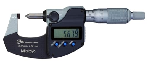 Mitutoyo 342-271-30, Digitale Bügelmessschraube für Crimphöhe, 0-20 mm, 0,001 mm, IP65, Metrisch, mit Datenausgang von Mitutoyo