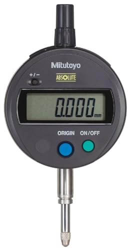 Mitutoyo 543-790B-10, Digitale Messuhr ID-S, 12,7 mm, 0,001 mm, IP42, Flache Rückplatte, Metrisch, mit Datenausgang von Mitutoyo