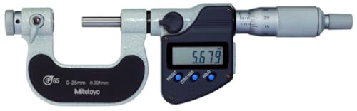 Mitutoyo Digitale Bügelmessschraube für Gewindemessungen IP65, 0-25 mm von Mitutoyo