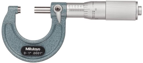 Mitutoyo MIT103-135 Mikrometer mit Reibungs-Fingerhut, 0,0001-2,54 cm Reichweite von Mitutoyo