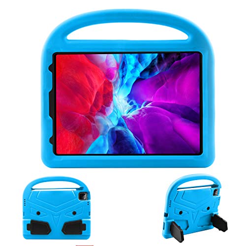 MiusiCase iPad Air 4 10.9" 2020 / iPad Pro 11 inch 2020/2018 Case - Multi Function Child Ultra Leicht Anti-Shock Stoßfest Robust Schutzhülle mit Ständer/Handle für iPad Air 4/Pro 11.(Blue) von MiusiCase