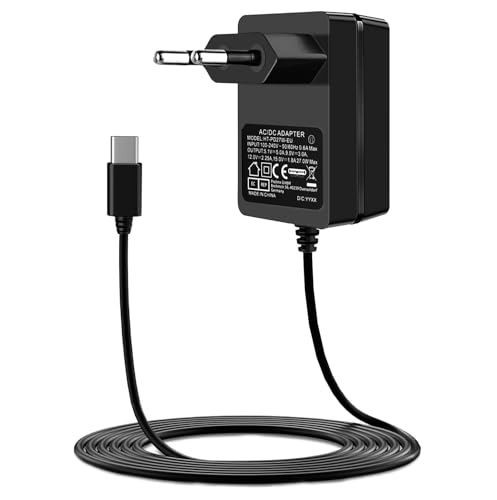 Miuzei 5,1V 5A Netzteil für Raspberry Pi 5 27W USB-C Typ C Power Supply :100-240V 50/60 Hz,PD GaN Adapter für Raspberry Pi 5 4GB/8GB, Schutz vor Überspannung und Überstrom 1.2m Cable Schwarz von Miuzei