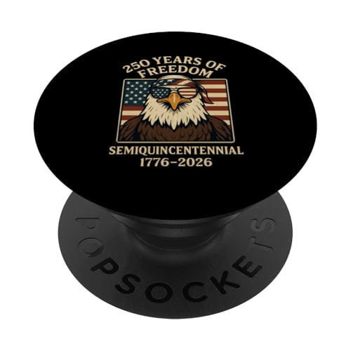 250 Jahre Freedom Eagle US-Flagge zum 250-jährigen Jubiläum PopSockets Klebender PopGrip 250 Jahre Freedom Eagle US-Flagge zum 250-jährigen Jubiläum PopSockets Klebender PopGrip von Mix Web Shop - America 250th Anniversary