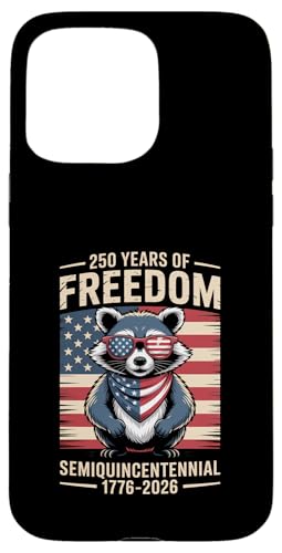 250 Jahre Freiheit Patriotischer Waschbär Hülle für iPhone 15 Pro Max 250 Jahre Freiheit Patriotischer Waschbär Hülle für iPhone 15 Pro Max von Mix Web Shop - America 250th Anniversary
