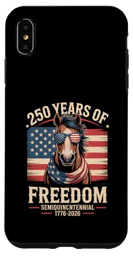 250 Jahre Halbfünfzigjähriges Jubiläum, 250. Geburtstag, US-Flaggenpferd Hülle für iPhone XS Max 250 Jahre Halbfünfzigjähriges Jubiläum, 250. Geburtstag, US-Flaggenpferd Hülle für iPhone XS Max von Mix Web Shop - America 250th Anniversary