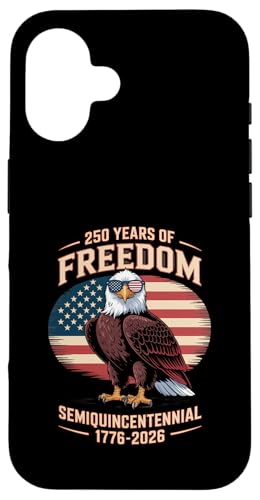 250 Years Freedom Semiquincentennial Adler US-Flagge Hülle für iPhone 16 250 Years Freedom Semiquincentennial Adler US-Flagge Hülle für iPhone 16 von Mix Web Shop - America 250th Anniversary