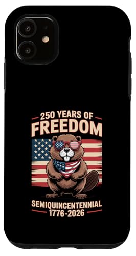 250 Years of Freedom Beaver Amerikanische US-Flagge Hülle für iPhone 11 250 Years of Freedom Beaver Amerikanische US-Flagge Hülle für iPhone 11 von Mix Web Shop - America 250th Anniversary