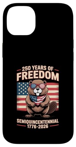 250 Years of Freedom Beaver Amerikanische US-Flagge Hülle für iPhone 14 Plus 250 Years of Freedom Beaver Amerikanische US-Flagge Hülle für iPhone 14 Plus von Mix Web Shop - America 250th Anniversary