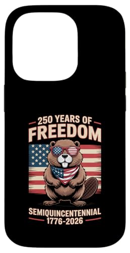 250 Years of Freedom Beaver Amerikanische US-Flagge Hülle für iPhone 14 Pro 250 Years of Freedom Beaver Amerikanische US-Flagge Hülle für iPhone 14 Pro von Mix Web Shop - America 250th Anniversary