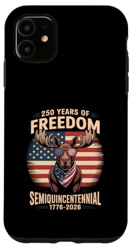 250 Years of Freedom Halbzeitige US-Flagge Elch Hülle für iPhone 11 250 Years of Freedom Halbzeitige US-Flagge Elch Hülle für iPhone 11 von Mix Web Shop - America 250th Anniversary