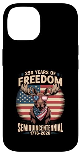 250 Years of Freedom Halbzeitige US-Flagge Elch Hülle für iPhone 14 250 Years of Freedom Halbzeitige US-Flagge Elch Hülle für iPhone 14 von Mix Web Shop - America 250th Anniversary