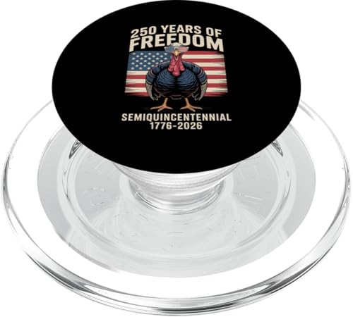 250 Years of Freedom Semiquincentennial US-Flagge Türkei PopSockets PopGrip für MagSafe 250 Years of Freedom Semiquincentennial US-Flagge Türkei PopSockets PopGrip für MagSafe von Mix Web Shop - America 250th Anniversary