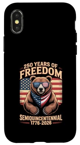Bär zur Feier des fünfhundertjährigen Bestehens von 250 Jahren Freiheit Hülle für iPhone X/XS Bär zur Feier des fünfhundertjährigen Bestehens von 250 Jahren Freiheit Hülle für iPhone X/XS von Mix Web Shop - America 250th Anniversary