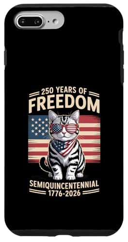 Halbfünfzehnjähriges Jubiläum, Freedom, US-Flaggenkatze, 250 Jahre Hülle für iPhone 7 Plus/8 Plus Halbfünfzehnjähriges Jubiläum, Freedom, US-Flaggenkatze, 250 Jahre Hülle für iPhone 7 Plus/8 Plus von Mix Web Shop - America 250th Anniversary