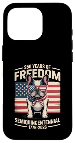 Patriotischer Bulldoggenwelpe feiert 250 Jahre Freiheit Hülle für iPhone 16 Pro Patriotischer Bulldoggenwelpe feiert 250 Jahre Freiheit Hülle für iPhone 16 Pro von Mix Web Shop - America 250th Anniversary