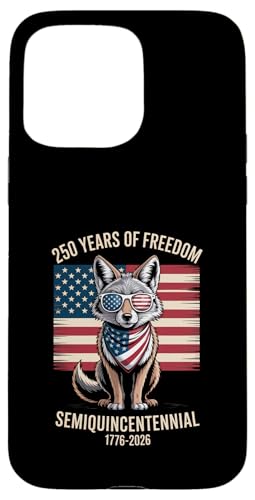 Semiquincentennial Coyote US-Flagge 250 Jahre Jubiläum Hülle für iPhone 15 Pro Max Semiquincentennial Coyote US-Flagge 250 Jahre Jubiläum Hülle für iPhone 15 Pro Max von Mix Web Shop - America 250th Anniversary