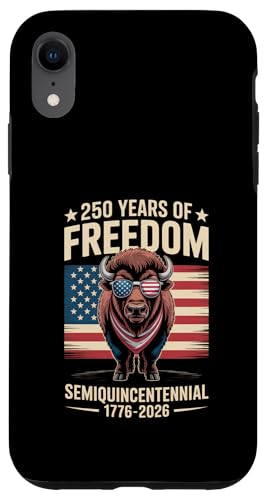 US-Flagge 250 Jahre Freiheit Halbfünfzehnjähriger Bison Hülle für iPhone XR US-Flagge 250 Jahre Freiheit Halbfünfzehnjähriger Bison Hülle für iPhone XR von Mix Web Shop - America 250th Anniversary