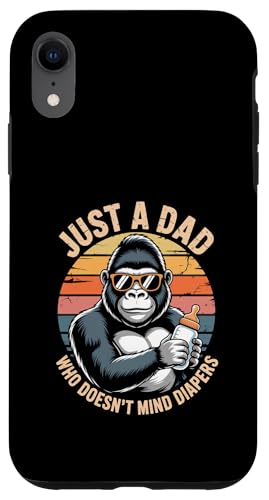 Just A Dad Who Doesn't Mind Windeln Vatertag Hülle für iPhone XR Just A Dad Who Doesn't Mind Windeln Vatertag Hülle für iPhone XR von Mix Web Shop - Funny Dad