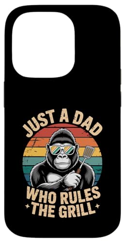 Nur ein Vater, der den Grill-Vatertag regiert Hülle für iPhone 14 Pro von Mix Web Shop - Funny Dad