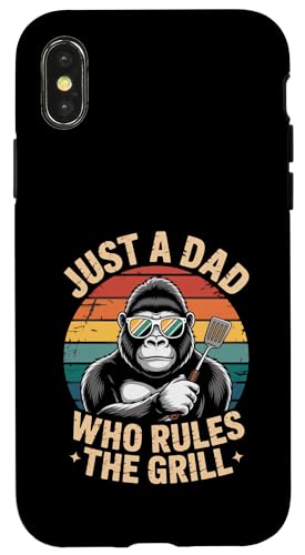 Nur ein Vater, der den Grill-Vatertag regiert Hülle für iPhone X/XS von Mix Web Shop - Funny Dad