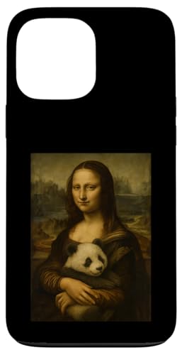 Klassische Mona Lisa mit Panda Portrait Art Hülle für iPhone 13 Pro Max von Mix Web Shop - Mona Lisa