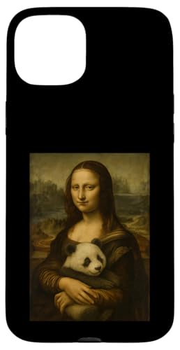 Klassische Mona Lisa mit Panda Portrait Art Hülle für iPhone 15 Plus Klassische Mona Lisa mit Panda Portrait Art Hülle für iPhone 15 Plus von Mix Web Shop - Mona Lisa