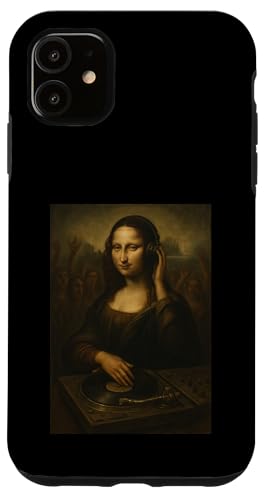 Mona Lisa DJ Plattenspieler Kopfhörer Musikliebhaber Hülle für iPhone 11 Mona Lisa DJ Plattenspieler Kopfhörer Musikliebhaber Hülle für iPhone 11 von Mix Web Shop - Mona Lisa