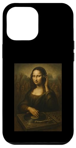 Mona Lisa DJ Plattenspieler Kopfhörer Musikliebhaber Hülle für iPhone 12 Pro Max Mona Lisa DJ Plattenspieler Kopfhörer Musikliebhaber Hülle für iPhone 12 Pro Max von Mix Web Shop - Mona Lisa