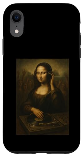 Mona Lisa DJ Plattenspieler Kopfhörer Musikliebhaber Hülle für iPhone XR Mona Lisa DJ Plattenspieler Kopfhörer Musikliebhaber Hülle für iPhone XR von Mix Web Shop - Mona Lisa