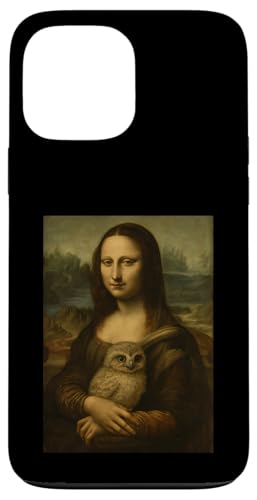 Mona Lisa mit Eule - Renaissance Art Parodie Hülle für iPhone 13 Pro Max Mona Lisa mit Eule - Renaissance Art Parodie Hülle für iPhone 13 Pro Max von Mix Web Shop - Mona Lisa