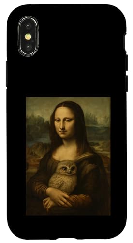 Mona Lisa mit Eule - Renaissance Art Parodie Hülle für iPhone X/XS Mona Lisa mit Eule - Renaissance Art Parodie Hülle für iPhone X/XS von Mix Web Shop - Mona Lisa
