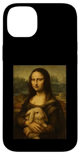 Mona Lisa mit Kaninchen - Lustiger Kunstgeschichtsklassiker Hülle für iPhone 14 Plus Mona Lisa mit Kaninchen - Lustiger Kunstgeschichtsklassiker Hülle für iPhone 14 Plus von Mix Web Shop - Mona Lisa