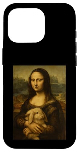 Mona Lisa mit Kaninchen - Lustiger Kunstgeschichtsklassiker Hülle für iPhone 16 Pro Mona Lisa mit Kaninchen - Lustiger Kunstgeschichtsklassiker Hülle für iPhone 16 Pro von Mix Web Shop - Mona Lisa