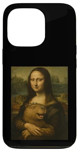 Mona Lisa mit einem Capybara-Porträtgemälde Hülle für iPhone 13 Pro Mona Lisa mit einem Capybara-Porträtgemälde Hülle für iPhone 13 Pro von Mix Web Shop - Mona Lisa