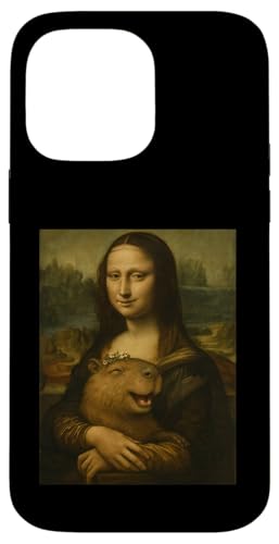 Mona Lisa mit einem Capybara-Porträtgemälde Hülle für iPhone 14 Pro Max Mona Lisa mit einem Capybara-Porträtgemälde Hülle für iPhone 14 Pro Max von Mix Web Shop - Mona Lisa