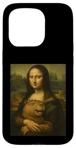 Mona Lisa mit einem Capybara-Porträtgemälde Hülle für iPhone 15 Pro Mona Lisa mit einem Capybara-Porträtgemälde Hülle für iPhone 15 Pro von Mix Web Shop - Mona Lisa