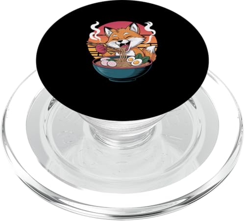 Entzückender Kawaii-Fuchs genießt japanischen Ramen PopSockets PopGrip für MagSafe Entzückender Kawaii-Fuchs genießt japanischen Ramen PopSockets PopGrip für MagSafe von Mix Web Shop - Ramen