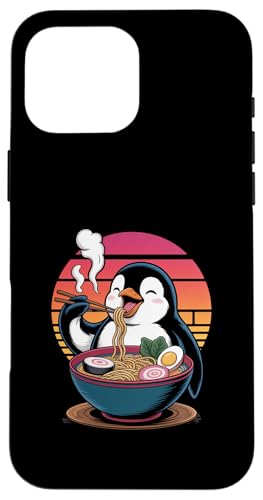 Entzückender Kawaii-Pinguin genießt japanische Ramen-Nudeln Hülle für iPhone 16 Pro Max Entzückender Kawaii-Pinguin genießt japanische Ramen-Nudeln Hülle für iPhone 16 Pro Max von Mix Web Shop - Ramen
