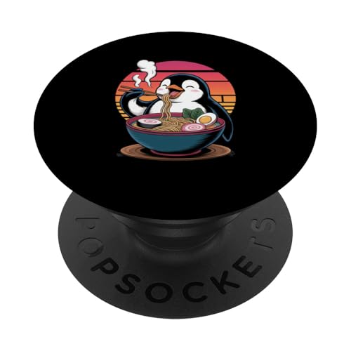 Entzückender Kawaii-Pinguin genießt japanische Ramen-Nudeln PopSockets Klebender PopGrip Entzückender Kawaii-Pinguin genießt japanische Ramen-Nudeln PopSockets Klebender PopGrip von Mix Web Shop - Ramen